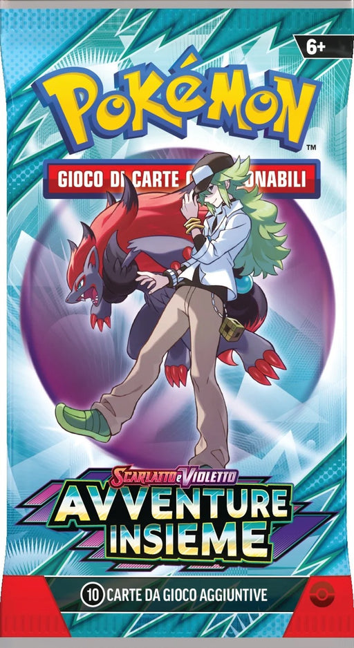 Bustina Pokémon Scarlatto & Violetto: Avventure Insieme - 10 Carte TCG ITA Ex