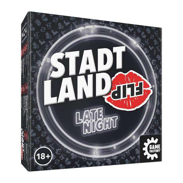 Stadt Land Flip Notte Brava: Gioco di Parole Irriverente per Adulti 18+