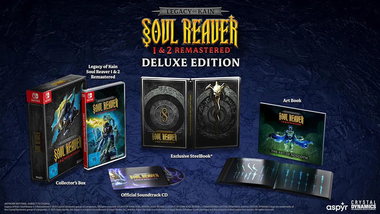 Legacy of Kain: Soul Reaver 1+2 Remastered - Deluxe Edition - Nintendo Switch
