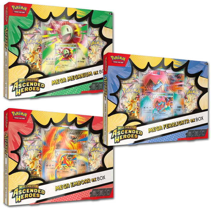 Pokémon Mega Evolution: Ascended Heroes EX Box Set -EN-