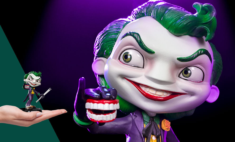 Statua da Collezione Mini Co. Il Joker Iron Studios DC Comics Edizione Limitata Dettagliata