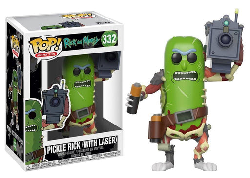 Rick e Morty POP! Pickle Rick con Laser 9 cm Statuetta Animazione Vinile