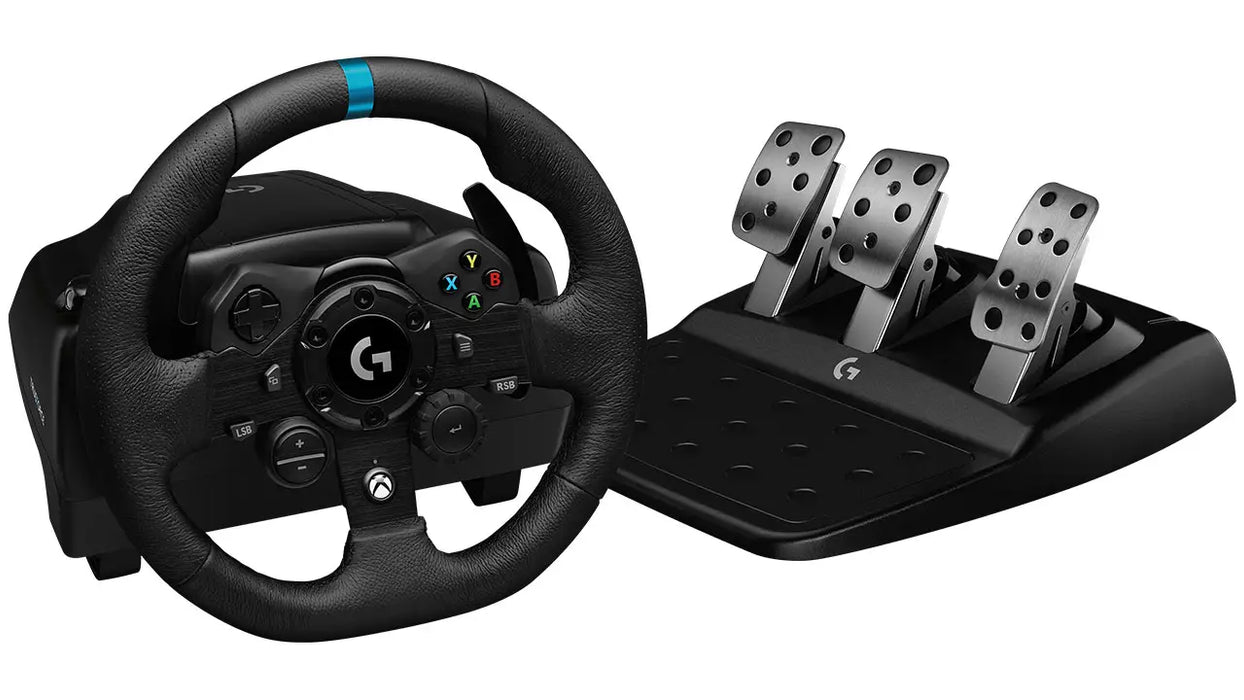 Logitech G G923 Nero USB 2.0 Sterzo + Pedali (USATO) - Xbox/PC (RESTART)