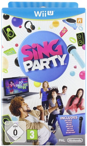 SING PARTY + MICROFONO WII U