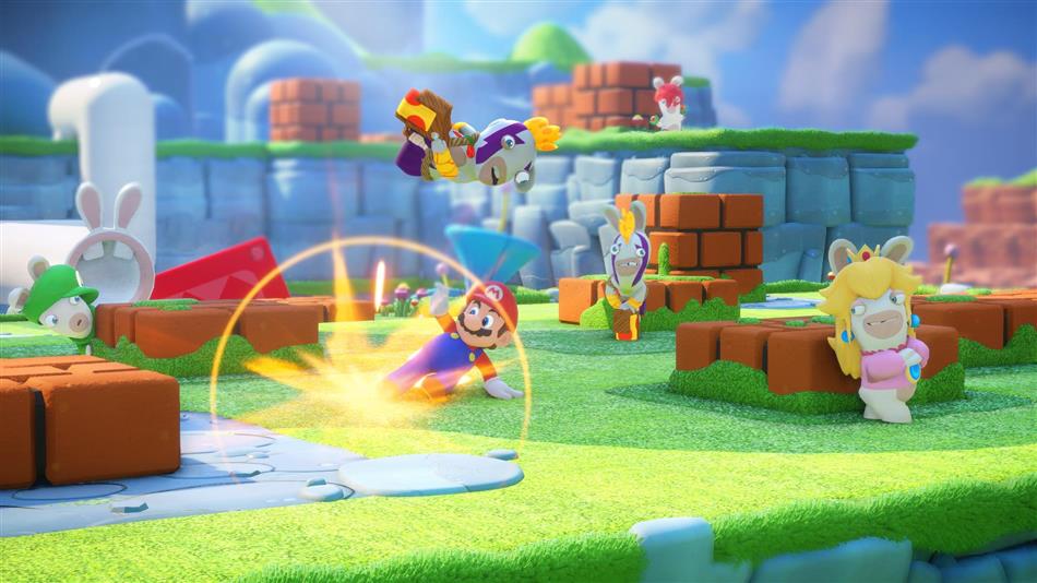 Mario & Rabbids: Kingdom Battle (Gold Edition) (usato in perfette condizioni) - Nintendo Switch (RESTART)