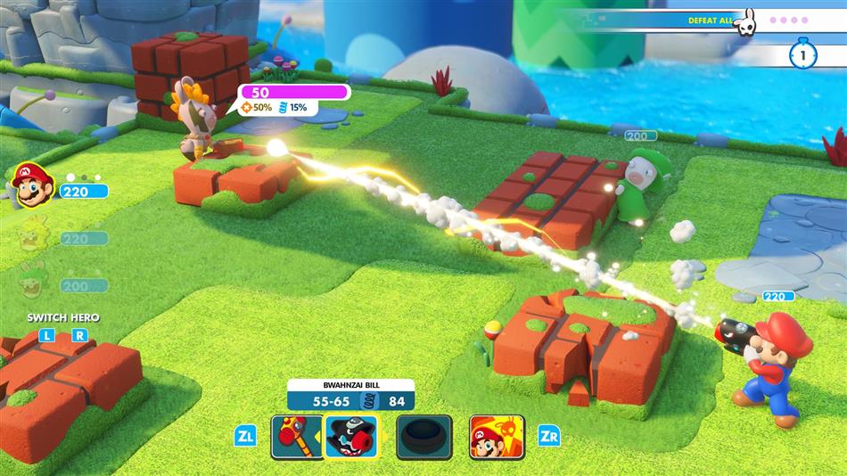 Mario & Rabbids: Kingdom Battle (Gold Edition) (usato in perfette condizioni) - Nintendo Switch (RESTART)