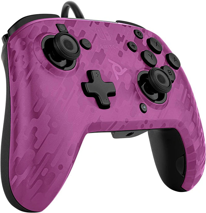 Controller PDP FaceOff Deluxe + Audio [colore VIOLA] - Switch (RESTART)