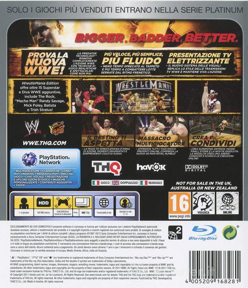 WWE 12 [Platinum Edition] - PS3 (RESTART)