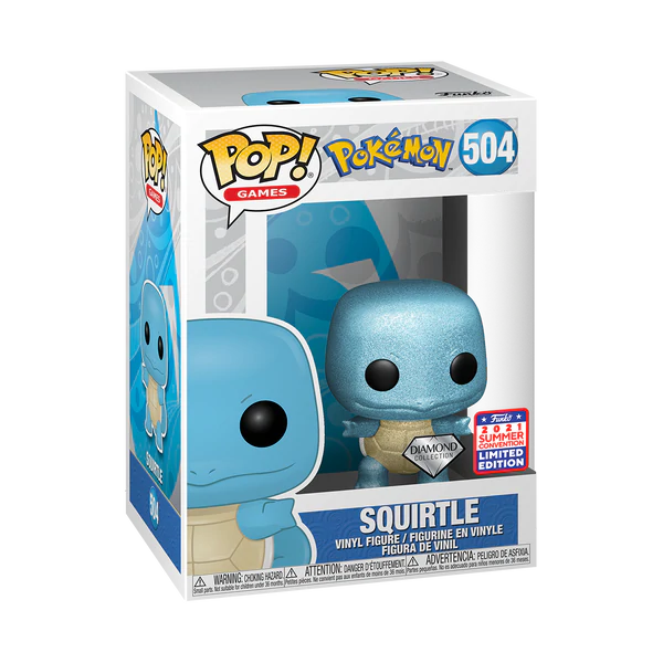 FUNKO POPS Pokemon Squirtle Diamond Col (504) 