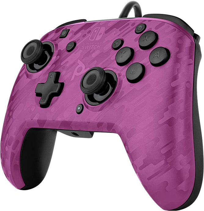 Controller PDP FaceOff Deluxe + Audio [colore VIOLA] - Switch (RESTART)