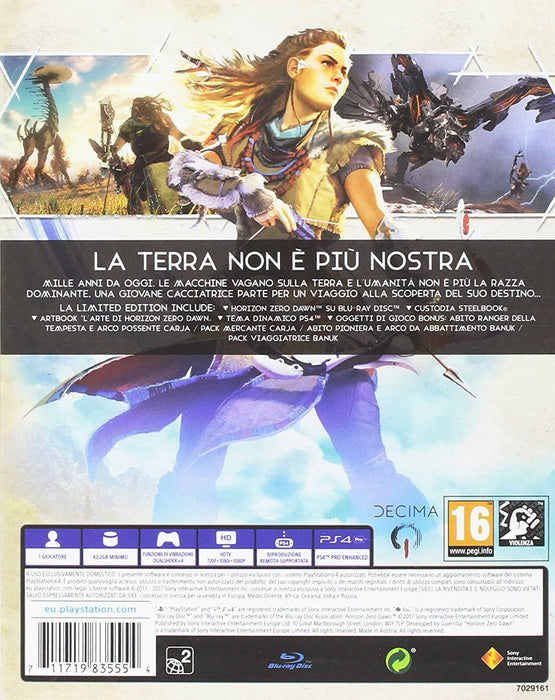 Horizon: Zero Dawn [LIMITED EDITION] / ITALIENISCH (gebraucht in perfektem Zustand – PS4 (NEUSTART)
