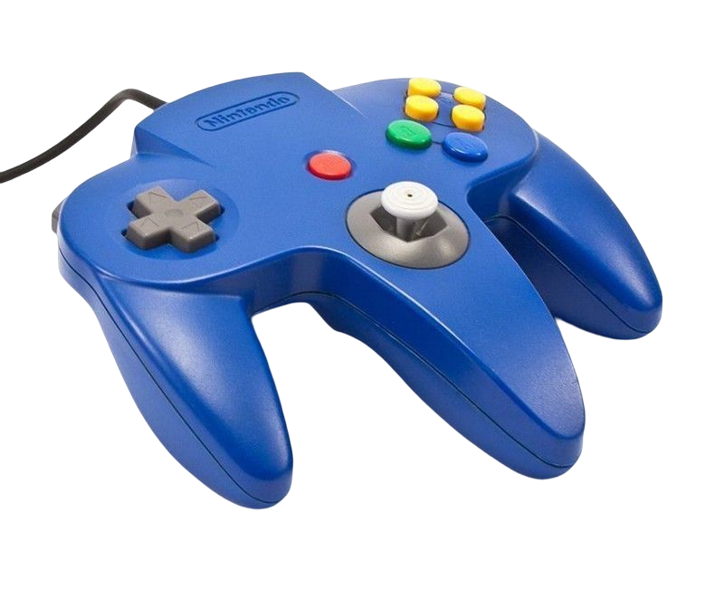 Controller originale #blu NUS-005 [senza imballo] - Nintendo 64 (RESTART)