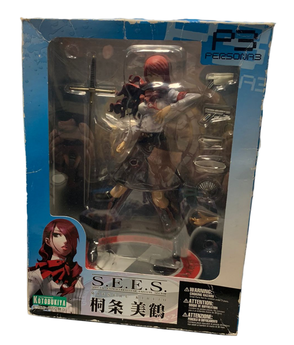 PERSONA 3 Kirijo Mitsuru Figur Kotobukiya 1/7 Maßstab SEHEN [Gebraucht in einwandfreiem Zustand] (IN ORIGINALVERPACKUNG)