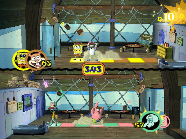 Spongebob SquarePants: Action! (ITA version) (with original packaging) (used) EXCELLENT CONDITION - PS2 (RESTART)