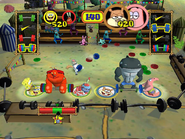 Spongebob SquarePants: Action! (ITA version) (with original packaging) (used) EXCELLENT CONDITION - PS2 (RESTART)