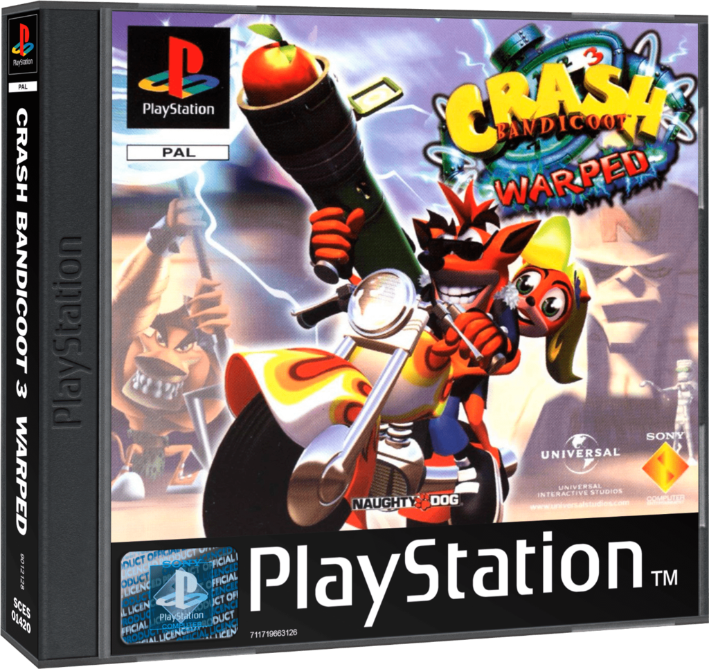 CRASH BANDICOOT 3 WARPED PS1 (RESTART) — Amazing Games Switzerland