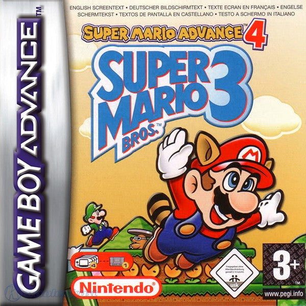 Super Mario Advance 4: Super Mario Bros. 3 (nur Cartridge) (Gebraucht) - Gameboy Advance (RESTART) - [Made in China]