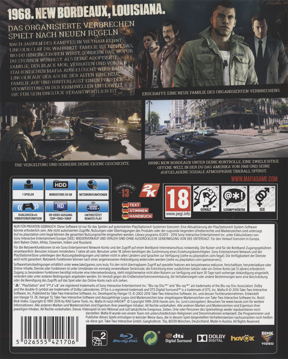 Mafia III (3) (verwendet) - PS4 (Neustart)