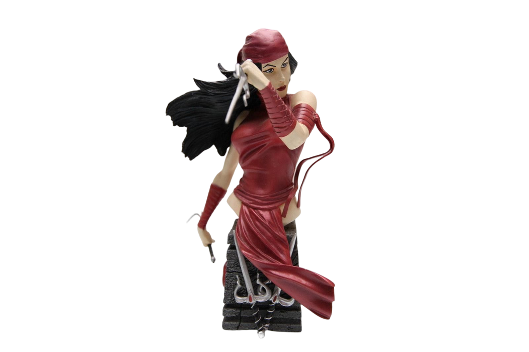 Marvel Legends Elektra Mini-Büste RESIN [Gebraucht in ausgezeichnetem Zustand] #258/5000 (IN ORIGINALVERPACKUNG 2003 DIAMOND SELECT)