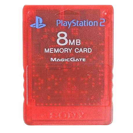 Playstation 2 - Memory Card SCPH-10020 Red (8 Mb) [USED] - PS2 (RESTART) 