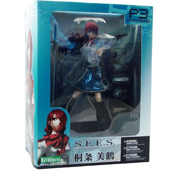 PERSONA 3 Kirijo Mitsuru Figur Kotobukiya 1/7 Maßstab SEHEN [Gebraucht in einwandfreiem Zustand] (IN ORIGINALVERPACKUNG)