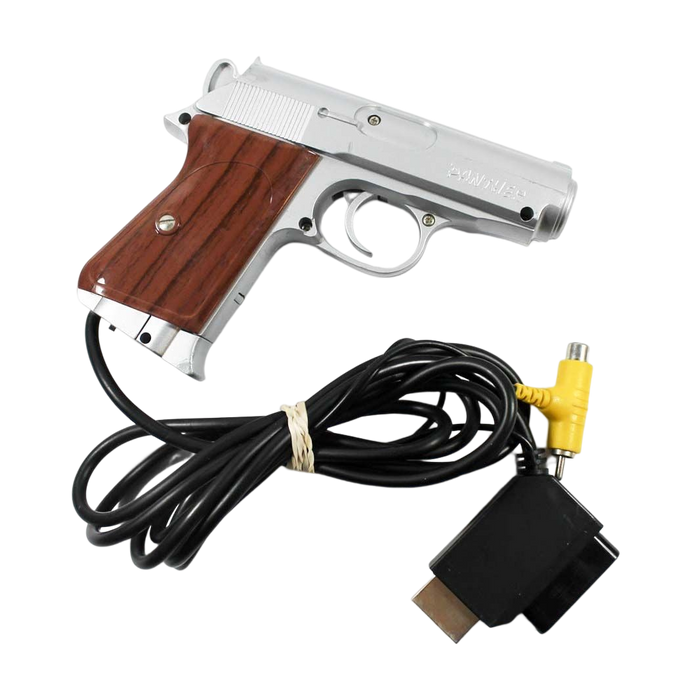 Leichte Pistole / Pistole / Phaser #silver Scorpion Recoil [Blaze] (mit OVP) (gebraucht) – PS1/SATURN (NEUSTART)