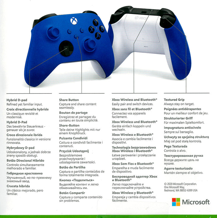 MICROSOFT XBOX Controller Wireless Blue