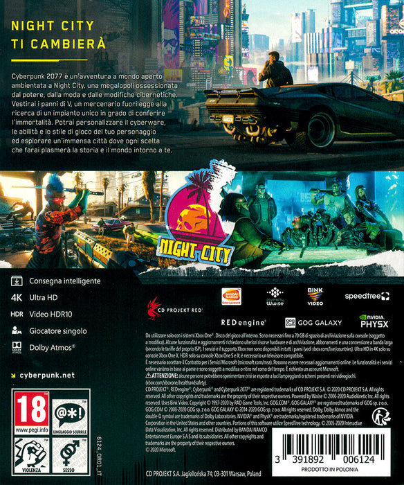 Cyberpunk 2077 - D1 Edition Xbox One