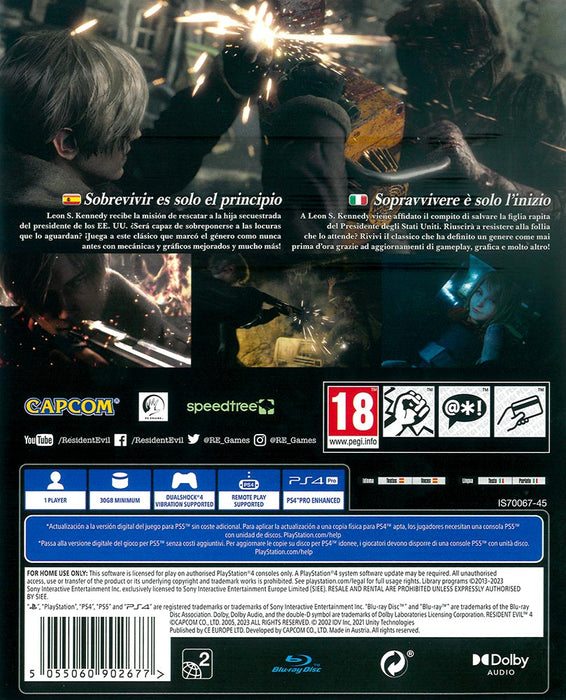 Resident Evil 4 Remake - PS4