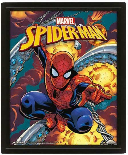 3D Spider-Man Blast-Gemälde