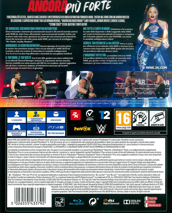 WWE 2K23 - PS4