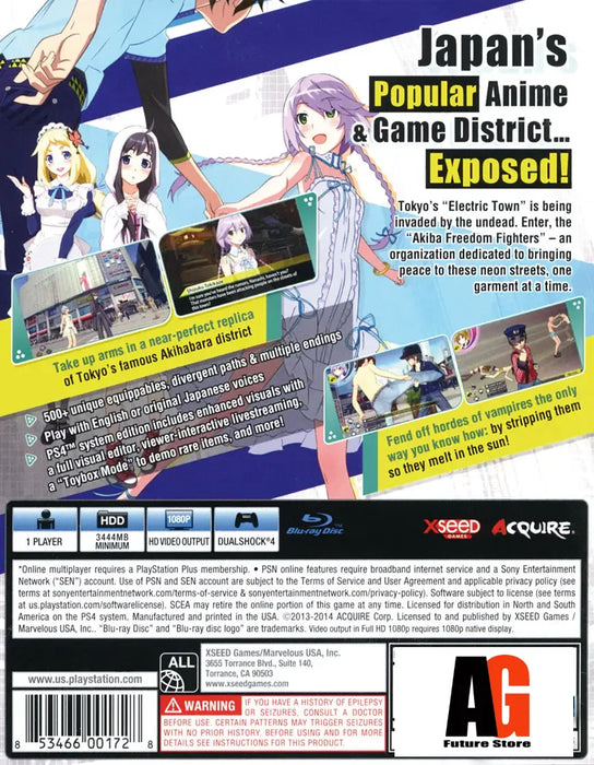Akiba's Trip: Undead &amp; Undressed (gebraucht) (Englisch) – PS4 (NEUSTART)