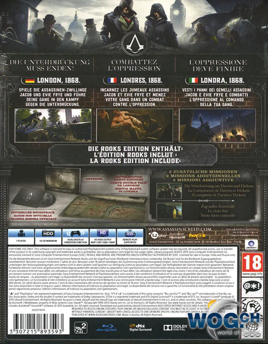 Assassin's Creed: Syndicate - The Rooks Edition (usato) (CONFEZIONE ORIGINALE) (ITALIANO)