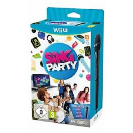 SING PARTY + MICROFONO WII U