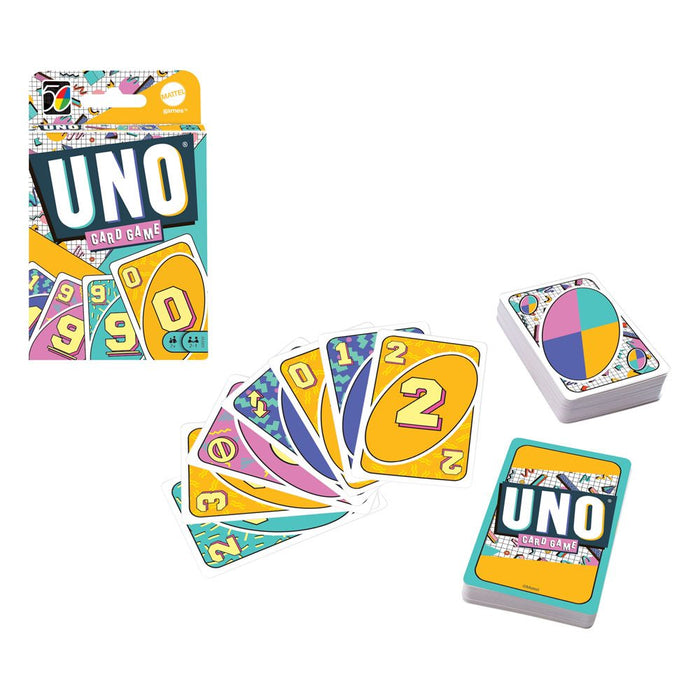 UNO Iconic Series Anniversary Edition 1990 Card Game 